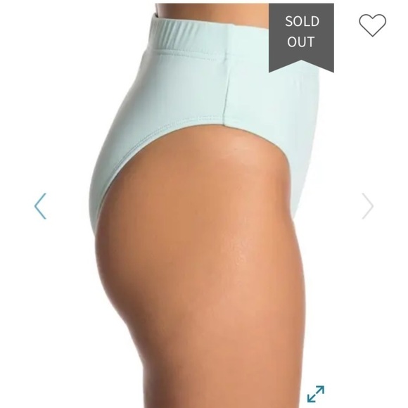 🌴 The Bikini Lab Solid High Waist Bikini Bottom - Picture 3 of 3